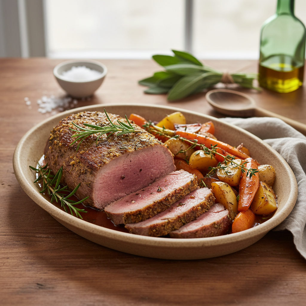 Najboljši recept za sočno telečjo pečenko, ki vedno uspe