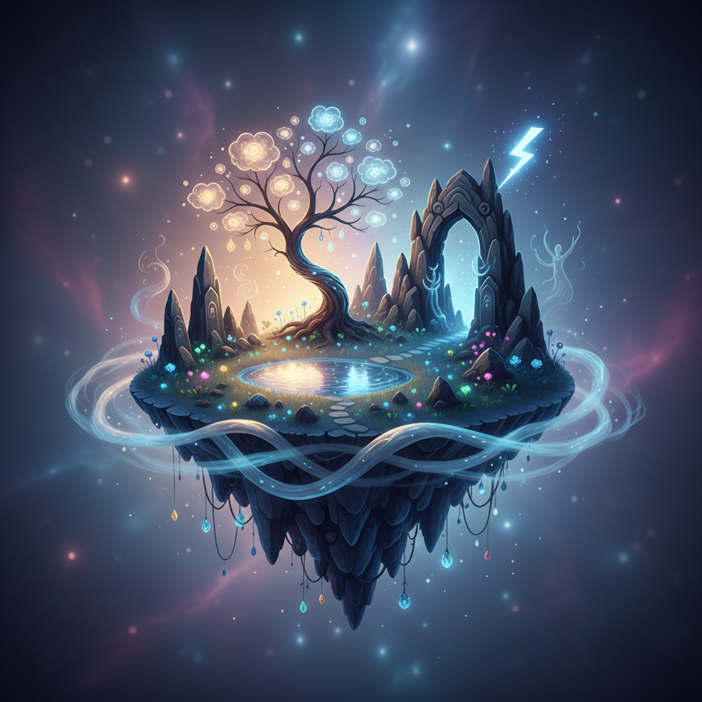 Skrivnostni svet fantazijskega otoka razkriva čarobnost in nevarnosti sanj