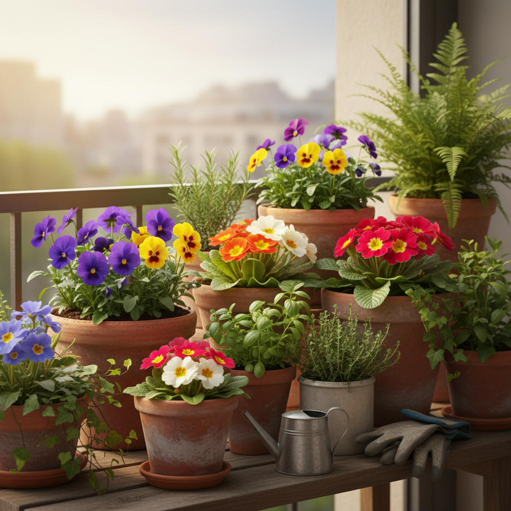 Balkonsko cvetje za april: Kaj posaditi za bujno sezono?